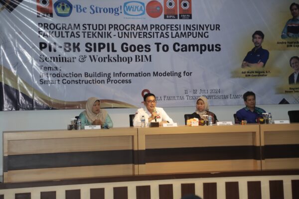Rektor Resmikan PII-BK Sipil Goes to Campus, Perkenalkan Teknologi BIM untuk Proses Konstruksi Cerdas