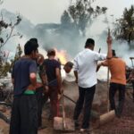 Si Jago Merah Lahap Satu Rumah di Pekon Atarbawang
