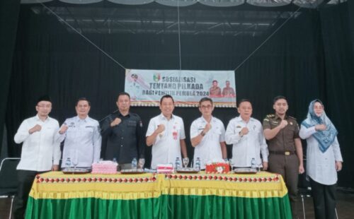 Ir. Suadi Hadiri Pembukaan Sosialisasi Tentang Pilkada Pemilihan Pemula Tahun 2024