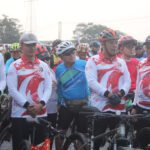 Kasrem 043/Gatam Ikuti Gowes Bareng dan Hadiri Festival Nyeruit