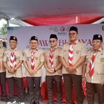 Bawaslu Provinsi Lampung Gelar Lomba Gerak Jalan Pramuka dan Budaya
