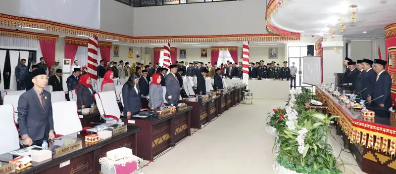Bupati Lampung Selatan Hadiri Rapat Paripurna DPRD, Dengarkan Pidato Kenegaraan Presiden RI