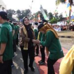 Harapkan Atlet Baru Juara, Walikota Bandar Lampung Eva Dwiana Buka Porcam Tanjung Karang Pusat