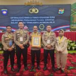 Siap Kawal Pilkada Tahun 2024, Polres Pesawaran Gelar Latihan Pra Operasi Mantap Praja