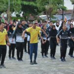 Pererat Tali Silaturahmi, Danrem 043/Gatam Ikuti Pertandingan Olahraga Antar Instansi