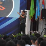 Danrem 043/Gatam Sampaikan Materi Kesadaran Bela Negara Pada Mahasiswa Baru Unila TA. 2024