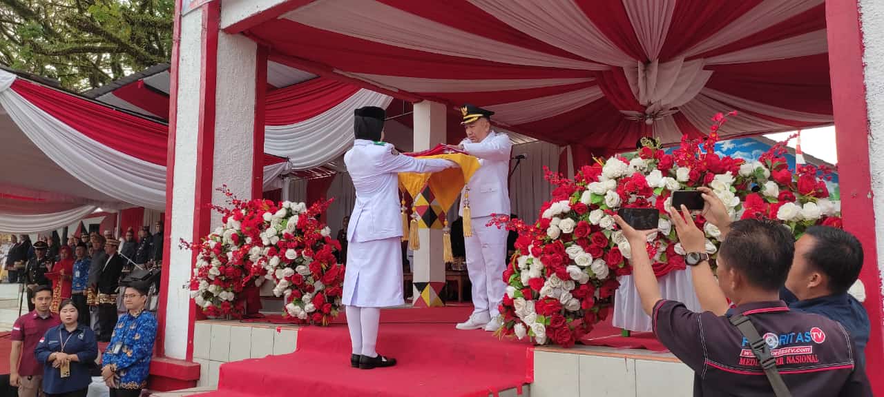 Pemkab Tanggamus bersama Forkopimda Peringati HUT RI Ke-79 Tahun 2024