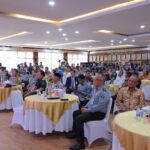 Kasrem 043/Gatam Hadiri Sertijab Kakanwil Kemenkumham Lampung