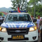 Polres Tanggamus Amankan Rangkaian Pendaftaran 2 Calon Bupati di Kantor KPU