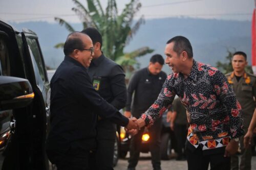 Pj. Gubernur Lampung Samsudin melalukan Kunker di kabupaten Lampung Barat