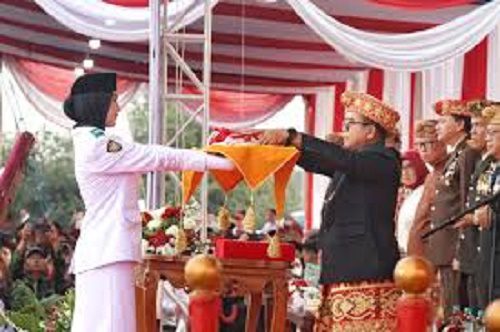 Jadi Saksi Sejarah: Penjabat Gubernur Lampung Pimpin Upacara HUT Ke-79 RI Pertama di Kota Baru