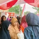 Pasar Murah Pemkab Lampung Selatan di Kecamatan Sidomulyo Diserbu Warga