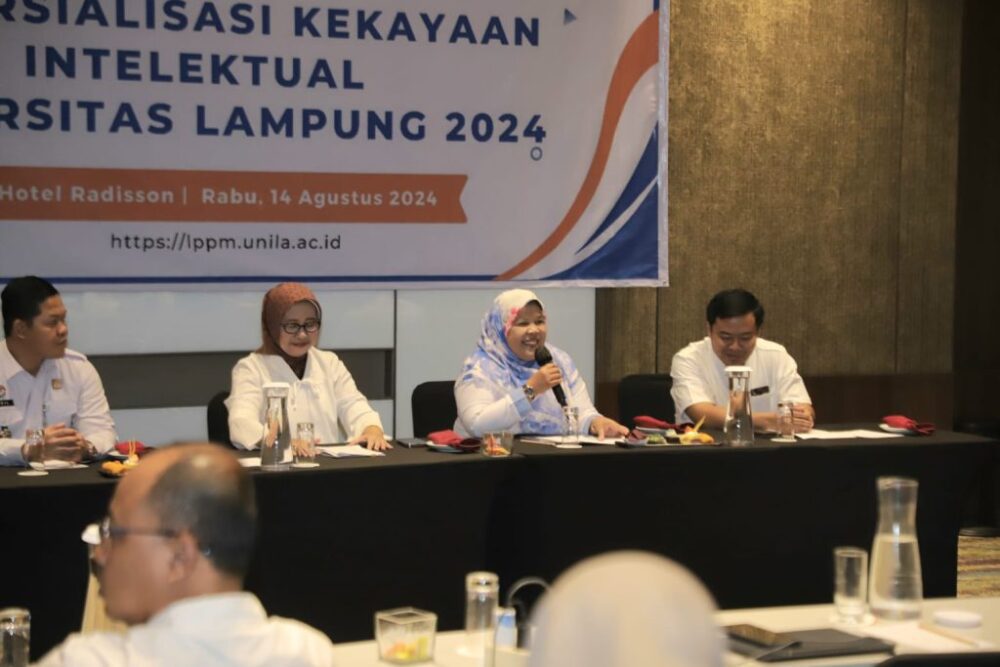 Sentra HKI LPPM Gelar Pelatihan Komersialisasi Kekayaan Intelektual Unila