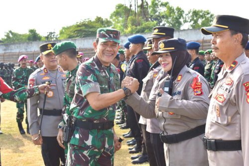 Jelang Kunker Presiden Jokowi Di Wilayah Provinsi Lampung, Danrem 043/Gatam Cek Kesiapan Pasukan Pengamanan VVIP