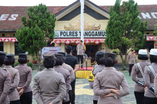 Kapolres Tanggamus Tegaskan Personil untuk Jauhi Penyalahgunaan Narkoba dan Judi