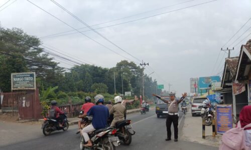 Pengamanan Jam Rawan Pagi, Sat Lantas Polres Tanggamus Antisipasi C3 dan Laka