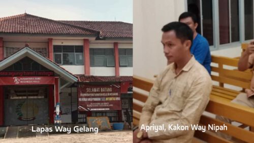 Dijebloskan ke Penjara, vonis 3, bulan kamar berukuran 1×2, meter Kakon Way Nipah di pastikan Tak Dapat Perlakuan Istimewa