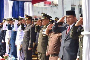 Kasrem 043/Gatam Hadiri Upacara Peringatan Hari Perhubungan Nasional Tahun 2024
