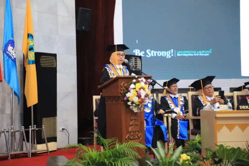 Unila Gelar Wisuda Periode I Tahun Akademik 2024/2025