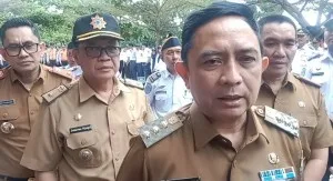 Pjs. Walikota Bandar Lampung Budhi Darmawan Memberikan Arahan Ke Jajaran Dishub Kota Bandar Lampung 