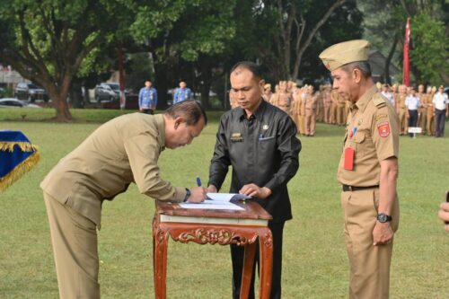 Pemerintah Kabupaten Lampung Barat Gelar Serah Terima Jabatan Sekretaris Daerah