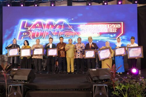 Pj. Gubernur Samsudin Buka Acara “Lampung Inspiring Teacher Fest 2024” dalam Rangka HUT Lampung Post ke-50