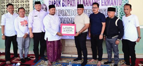 Nanang Ermanto Salurkan Dana Hibah Rp100 Juta Untuk Ponpes Mamba’ul Hikam