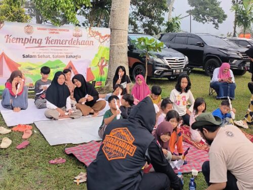 Sahabat Camping Indonesia Lampung Gelar Kemping Kemerdekaan di Lembah Pelangi