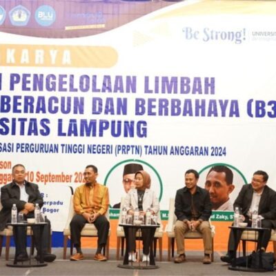Unila Gelar Lokakarya Pengelolaan Limbah B3 di Lingkungan Kampus