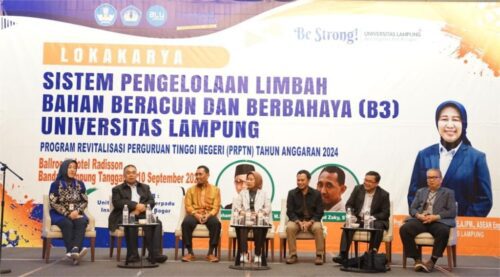 Unila Gelar Lokakarya Pengelolaan Limbah B3 di Lingkungan Kampus