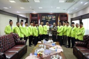 Pj. Gubernur Samsudin Terima Kunjungan Silaturahmi Pengurus DPP Thoriqoh Naqsabandiyah Indonesia Amin Aulia Mursyidnal Balau Butari