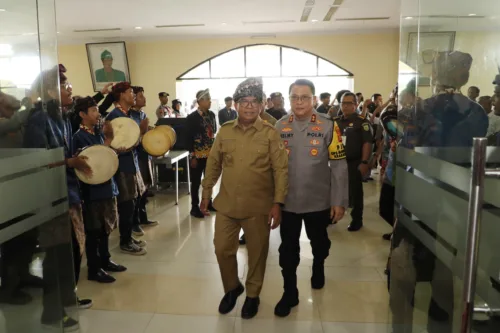 Pj. Gubernur Samsudin Hadiri Deklarasi Kampanye Pilkada Damai dalam Pemilihan Gubernur dan Wakil Gubernur Lampung Tahun 2024
