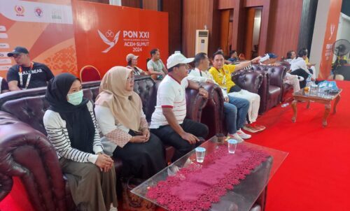 Pj. Gubernur Samsudin Hadir Langsung di Aceh Saksikan Pertandingan Cabang Olahraga Angkat Besi dan Muaythai