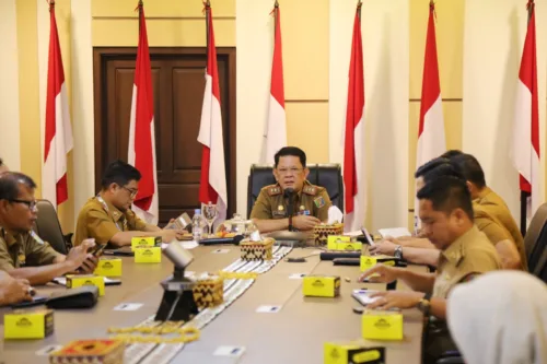 Pemprov Lampung Gelar Rapat Persiapan Kunjungan Kerja Pj. Gubernur Samsudin ke Kabupaten Pringsewu dan Tanggamus
