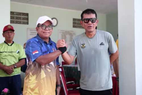 Pj. Gubernur Samsudin Buka Turnamen Tenis Lapangan Danrem Cup dalam Rangka HUT TNI ke-79