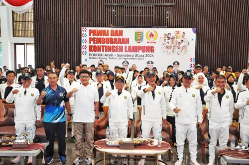 Pj. Gubernur Lampung Apresiasi Atlet Lampung dalam PON XXI Aceh-Sumut 2024: Pertahankan Posisi 10 Besar dengan 68 Medali