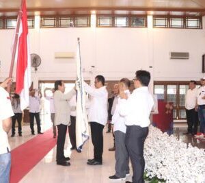 Pj. Gubernur Lampung Sampaikan Apresiasi dalam Pelantikan Pengurus KWRI Lampung Periode 2024-2028