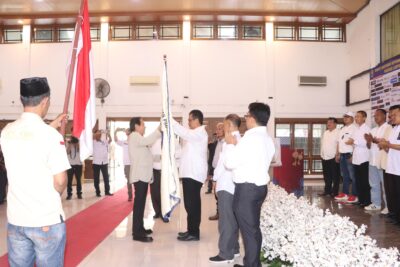 Pj. Gubernur Lampung Sampaikan Apresiasi dalam Pelantikan Pengurus KWRI Lampung Periode 2024-2028