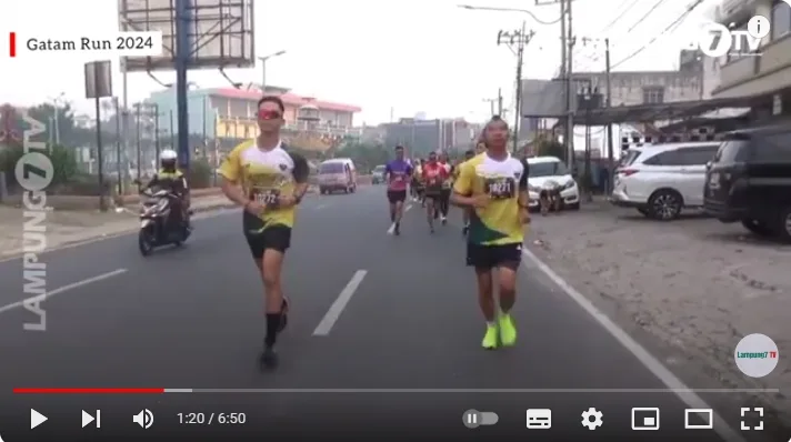 INTIP MARAKNYA KESERUAN DAN PEMENANG DI GATAM RUN 2024
