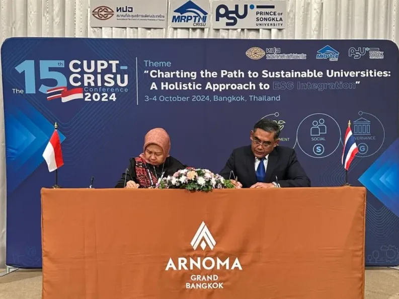 Rektor Hadiri The 15 CUPT-CRISU Conference 2024 di Bangkok