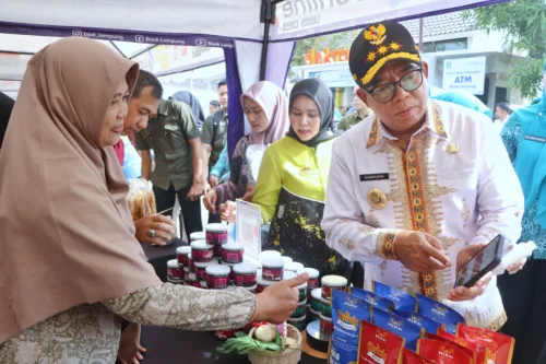 Pj. Gubernur Lampung Dukung Upaya Pemkab Pringsewu Tingkatkan Pendapatan Daerah Melalui Pengembangan UMKM di Rest Area