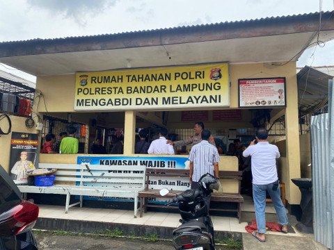 Rumah tahanan Polresta Bandar Lampung. | Foto: Lampung Geh