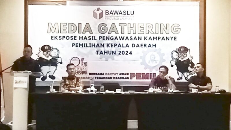 Bawaslu Provinsi Lampung Adakan Media Gathering Bersama Pimpinan Media Massa dan Elektronik, Ini Tujuannya!