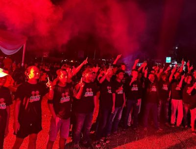 Ribuan Relawan Pemuda Ardjuno Adakan Nobar dan Deklarasi Menangkan di Pilkada Lampung