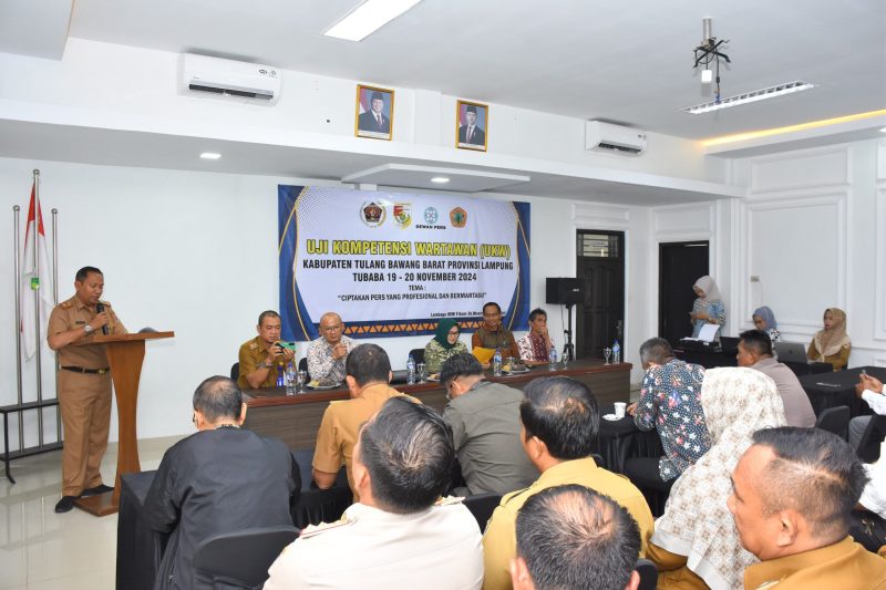 Staf Ahli Bupati Buka acara UKW Kabupaten Tubaba