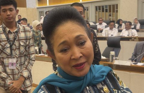 Ketua Komisi IV DPR RI, Titiek Soeharto saat ditemui usai Raker dengan Menteri Pertanian, di Gedung DPR RI Senayan, Jakarta, Selasa (5/11/2024). Foto: kumparan