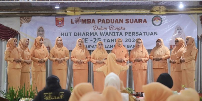 18 Grup Paduan Suara Berkompetisi Pada Hut Ke-25 DWP Tingkat Lambar