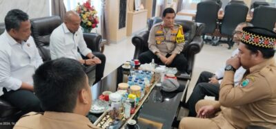 Kades Way Huwi dan Senator Audiensi dengan Polda Lampung Terkait Lahan