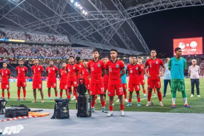 Pemain Timnas Singapura di Piala AFF 2024. Foto: FA Singapore