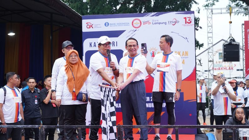 Gencarkan Run: Upaya Meningkatkan Inklusi Keuangan di Provinsi Lampung